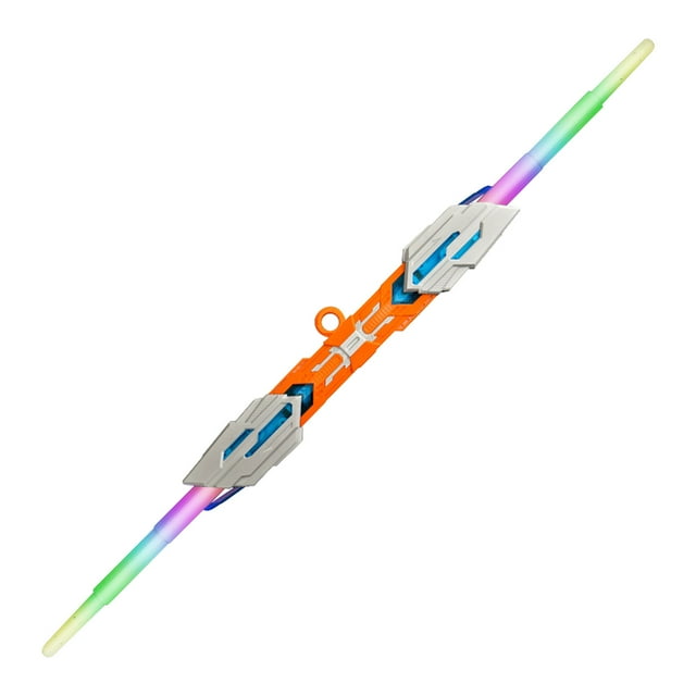 Jouet d'Épée Lumineuse à DEL B Extensible à Double Extrémité avec 16 Options de Couleur, Conception Rechargeable, Jeu de Bataille Lumineux, Cadeau pour Enfants et Adultes