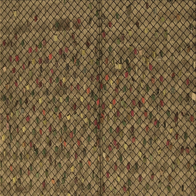 Ahgly Company Machine Washable Indoor Square Transitional Cinnamon Brown Area Rugs, 6' Square