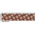 thumbnail image 3 of Floral Upholstery Fabric by the Yard, Flower Petals Doodle Meadow Blossoms Blowing Spring Season Repetition, Decorative Fabric for DIY and Home Accents, Coral and Charcoal Grey by Ambesonne, 3 of 5