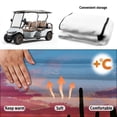 thumbnail image 6 of XYZCANDO Desert Cactus Sunset 2-Seater Golf Cart Seat Cover with 4 Pockets - Non-slip Washable Universal Accessory for Golf Lovers, 6 of 8
