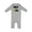 AC-Heather Grey, variant on Inktastic Wild and One Cute Lion Birthday Baby Romper Coveralls
