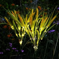 TiokMc Solar Yellow LED Landscape and Walkway Light ( 2 Pack)