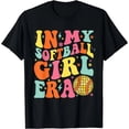 thumbnail image 1 of En Mi Era de Softbol Playera Retro de Softbol para Mujer, 1 of 5