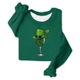 thumbnail image 5 of TaTaai Womens St Patricks Day Sweatshirt Long Sleeve Crewneck Casual Loose Fit Pullover Top Celtic Knot Print Holiday Wear Gift, 5 of 5