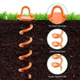 thumbnail image 3 of Kit de anclajes en espiral FEED GARDEN, 10 pulgadas, resistentes, 3 of 7