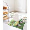 thumbnail image 4 of Green Gnomes St. Patrick's Day Kitchen Dish Towels for Drying Dishes Set of 2, Lucky Clovers Rainbow Waffle Weave Microfiber Hand Tea Bathroom Towels Quick Dry & Absorbent Towel 12x12, 4 of 7