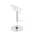 thumbnail image 2 of Rho Tabouret de Bar Contemporain Réglable - Blanc Vanille, 2 of 2