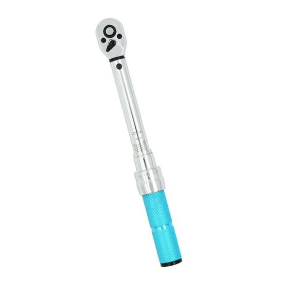 Click Style Torque Wrench with Storage Case Adjustable Torque Bidirectional Ratcheting Head Micro Adjusting Torque Wrenches for Spark Plug Auto Repair Mechanical Assembly