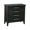 thumbnail image 2 of Tray Style 4 Drawer Accent Chest in Charcoal Black, 2 of 2