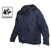 Rothco 12283 Packable Rain Jacket, Black - 2XL