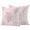Pink, variant on Blue Grey Coral Coastal Outdoor Pillow Covers, Waterproof Decorative Throw Pillowcases Set of 2, Summer Beach Seaside Nautical Couch Cushion Cases with Zipper for Outside Patio Garden Sofa 16"x16"