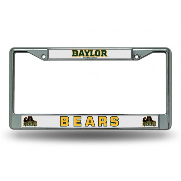 Baylor Bears Chrome License Plate Frame