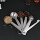 thumbnail image 4 of Cuchara medidora de acero inoxidable de 10 piezas Cuchara medidora multifuncional Cuchara medidora para hornear con báscula para cocina casera, 4 of 4