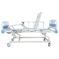 thumbnail image 4 of Cama de Hospital Eléctrica 3 Posiciones | Hospitalaria de 3 Funciones, Control de Posiciones, Portasuero, Ruedas Giratorias con Sistema de Bloqueo Seguro, 4 of 4