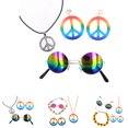 thumbnail image 3 of Hippie Costume Accessories Colorful Retro 60s Costume Accessories Costume Props, 3 of 8