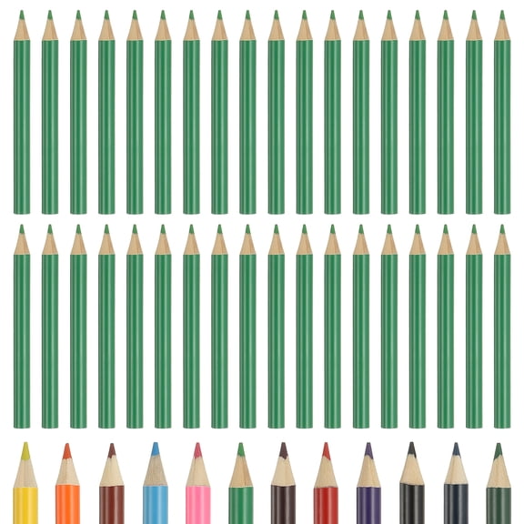 Cute Fruit Green Color Drawing Pencils for Adult Coloring Books, 36 Pcs