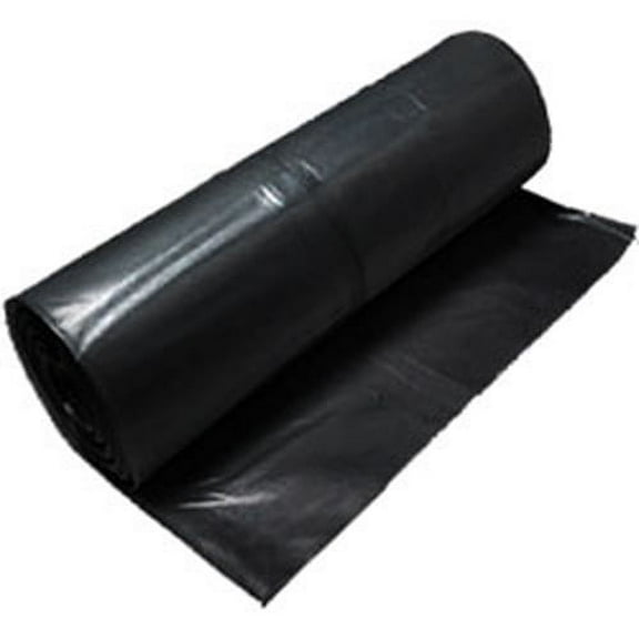 Black Plastic Sheeting - 6 mil, 12' x 100'