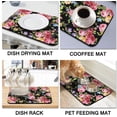 thumbnail image 5 of Small Coffee Bar Mats, Dish Drying Mat for Kitchen Counter Decor, Drainer Pad Absorbent Dry Mat, Drying Pad for Dishes 18x24 Inches, 5 of 7