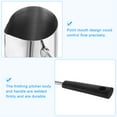 thumbnail image 3 of Uxcell Coffee Pot, 20oz/600ml Stainless Steel Coffee Warmer Coffee Maker Coffee Heating Melting Milk Pot with Spout, 3 of 5