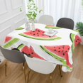 thumbnail image 2 of Yayeee Tablecloths 60" x 90" Rectangle Wrinkle Resistant Party Table Cover, Cartoon Watermelon, 2 of 8