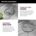 thumbnail image 6 of Delta 952138-T33S-SS Marca 33" Undermount Single Basin Stainless Steel Kitchen Sink -, 6 of 7
