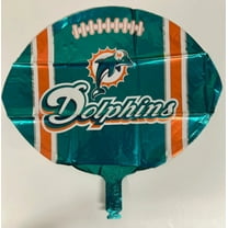18" MIAMI DOLPHINS Football Balloon  Party Supplies Decorations Foil Mylar Balloon