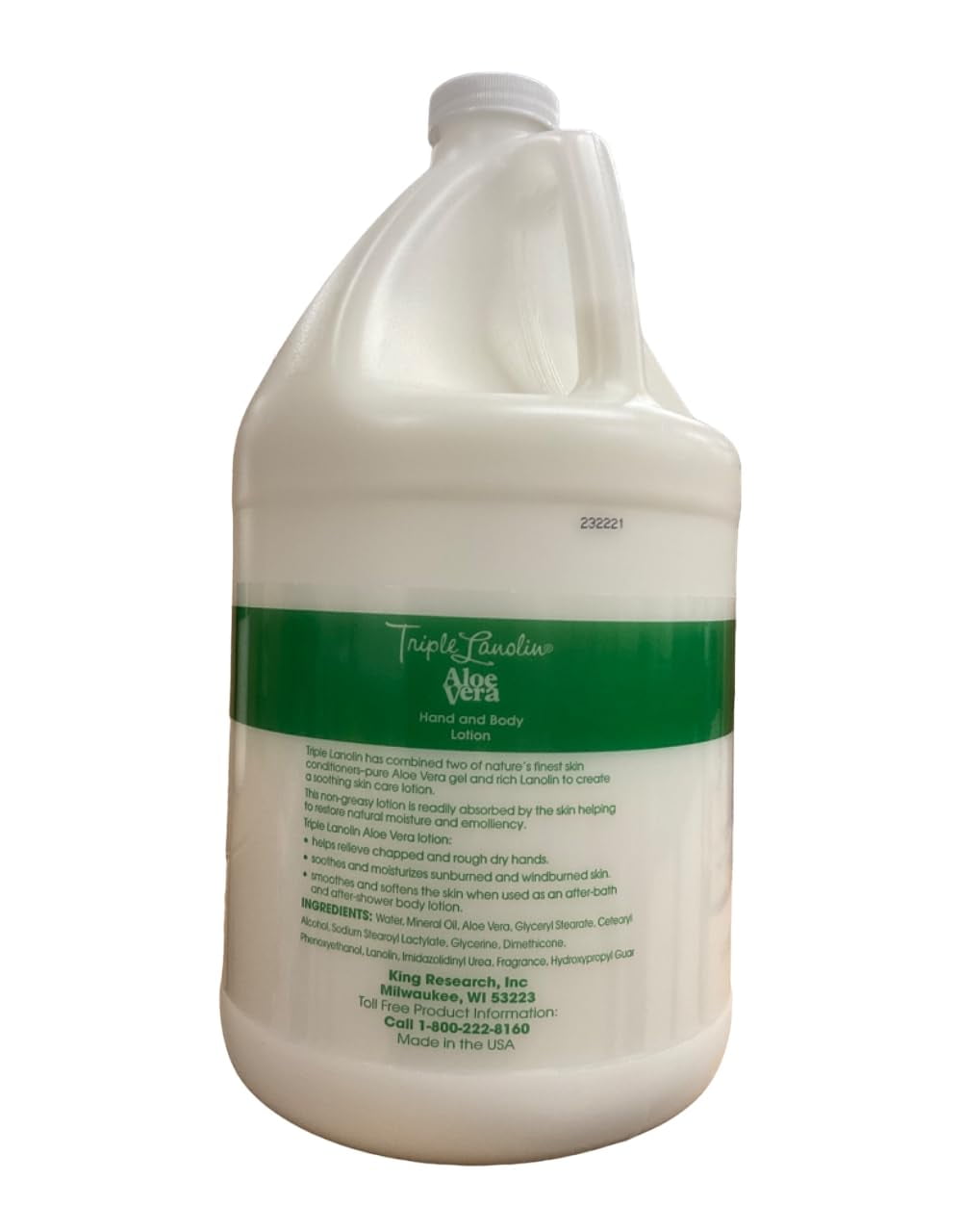 Triple Lanolin Aloe Vera JMS2 Soothing Lotion - 128 Fl Oz