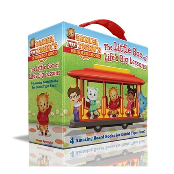 Pre-Owned The Little Box of Life's Big Lessons: Daniel Learns to Share; Friends Help Each Other; Thank You Day; Daniel Plays at School (Daniel Tiger's Neighborhood) Paperback