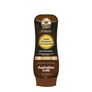 Australian Gold Dark Tanning Accelerator Lotion With Bronzer | 8 Ounce