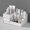 White, variant on Plastic Drawer Makeup Storage Box Dormitory Finishing Shelf Cosmetics Skin Care Dressing Table Desktop Stationery Box