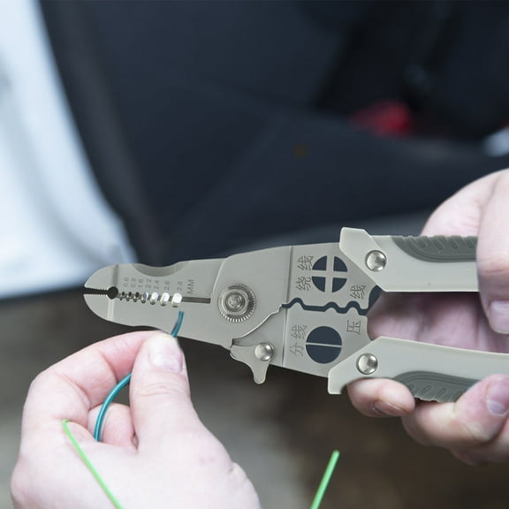 NIYANGLE Handheld Wire Stripper Tool Wire Twisting Rubber 1Set