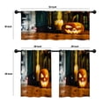thumbnail image 4 of LALILO Kitchen Curtains and Valances Set of 3 36" Halloween Window Treatment Tiers for Window Decor, 4 of 5