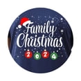 thumbnail image 7 of Lovskoo Christmas Pajamas for Family for Kids Matching Family Sets Christmas Print Casual Short Sleeve Top With Bottom Outfits Home Wear 2025 Blue, 7 of 7