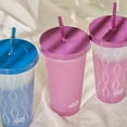 thumbnail image 4 of Thyme & Table 24oz 4-pack Color Changing Cups, Blue and Purple, 4 of 5
