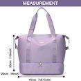thumbnail image 7 of Travel Duffel Bag, Gym Tote Weekender Overnight Bag, Wet Dry Separation Shoulder Carry On Duffel Bags for Women, 7 of 7