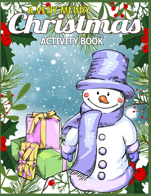A Very Merry Christmas Activity Book : Children's Christmas Gift or