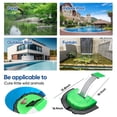 thumbnail image 5 of Rampa de escape de animales para piscina, almohadillas protectoras de ranas, escalera para piscinas, lirio para ranas, flotador, salvavidas, vida silvestre, pato, criatura (verde), 5 of 5
