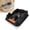 Black, variant on Stainless Steel Cat Litter Box, 19.7x13.8x3.9in Enclosed Cat Litter Pan with High Wall Sides, Metal Litter Pan Tray for Big Cats, Anti Splashing & Non Sticky, Includes Scoop