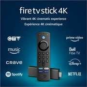 Appareil de diffusion Fire TV Stick 4K (comprend les commandes du téléviseur) avec Dolby Vision | Tout neuf