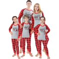 thumbnail image 1 of Christmas Family Matching Pajamas Set Santa's Deer Sleepwear For The Family, 1 of 3