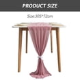 thumbnail image 2 of Gorgeous Table Runner 72cm*305cm for Wedding Party Bridal Shower Decor Birthday Party Cake Table DecorationsPink, 2 of 4