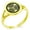 Gold, variant on Stainless Steel Tokugawa Samurai Crest Minimalist Oval Top Polished Statement Signet Ring