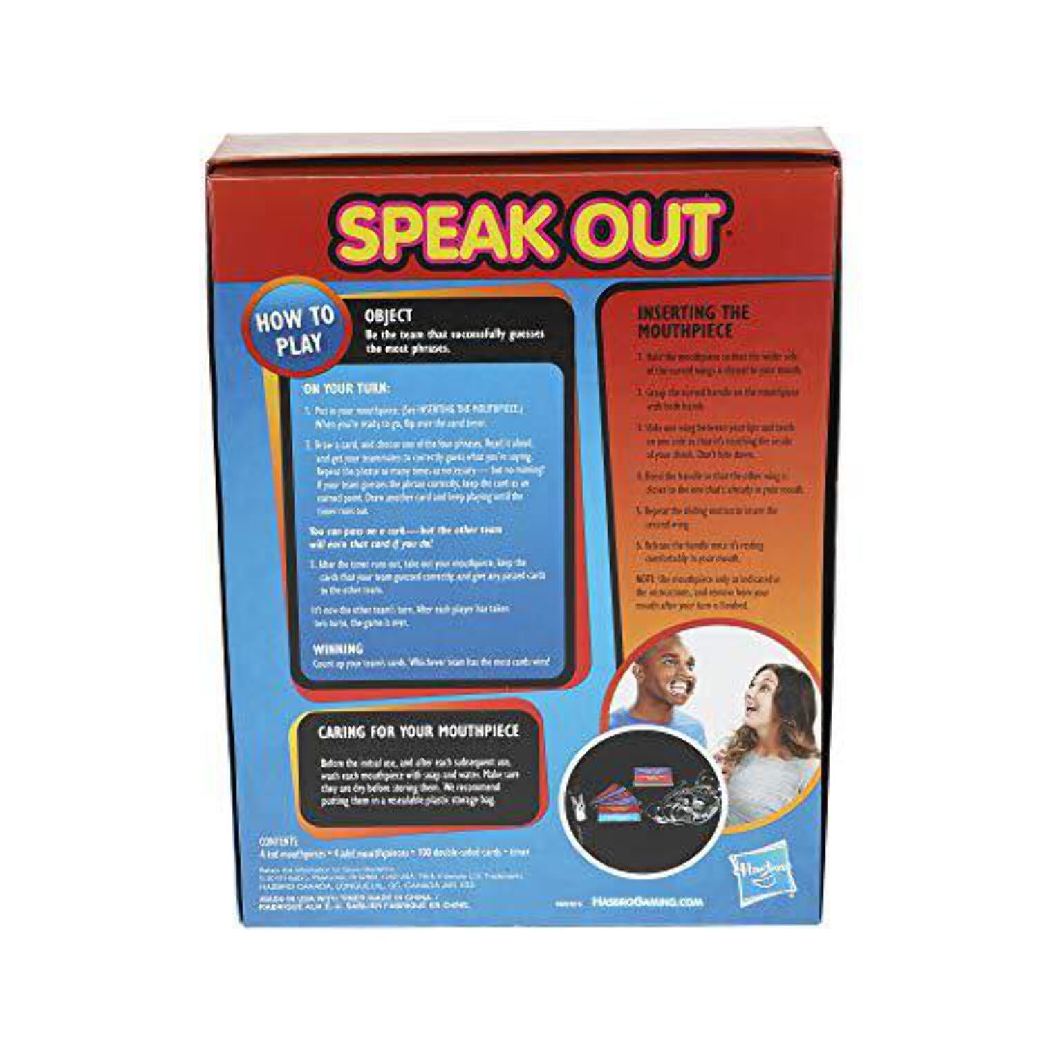 Hasbro Gaming Speak Out – Gioco Di Sfida Con Bocchini Per Ridere In Compagnia, 400 Frasi Divertenti - 4