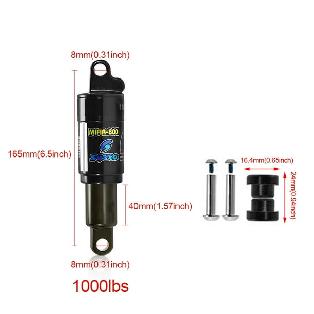 Durable 125 150 165 190mm Oil Spring Mountain Bike Downhill Rear