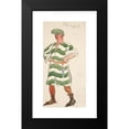 thumbnail image 2 of Edwin Austin Abbey 11x18 Black Modern Framed Museum Art Print Titled - Fishmonger, Costume Sketch for Henry Irving's Planned Production of King Richard II, 2 of 5