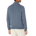 thumbnail image 2 of Jersey Tommy Hilfiger para hombre, manga larga, cierre en cuarto, azul marino, 2 of 3