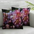 thumbnail image 3 of JEUXUS Violets, Flower Room Decor, Abstract Purple Plush Pillowcase Aesthetic Decorative White, 3 of 5