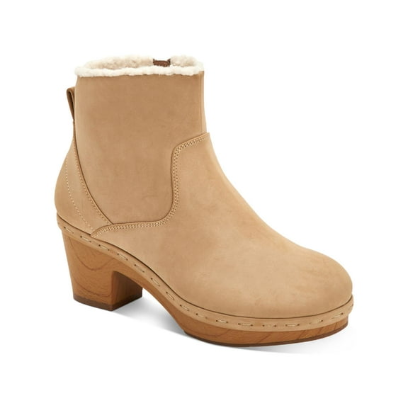 Style & Co. Womens Townaa Winter Faux Fur Ankle Boots