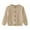 Khaki, variant on Girl Cardigan Uniform Sweater For Girls Girls' Cardigans Sweater Cotton Button Solid Long Sleeve Knit Sweaters
