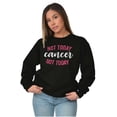 thumbnail image 3 of Not Today Breast Cancer Survivor Women Plus Size Crewneck Sweatshirt Brisco Brands 5X, 3 of 5